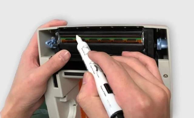 thermal print head cleaning